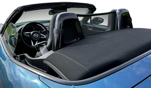 Aperta Windschott passend für Mazda MX-5 100% Passgenau OEM Qualität Schwarz Windstop Windabweiser