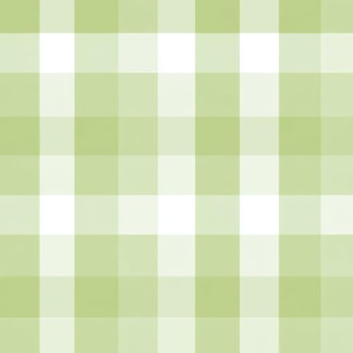 DERUINVAIO Self Adhesive Feature Removable Green Gingham Plaid Soft Pastel Checkered Design Peel and Stick Vinyl Wallpaper Roll, Sticky Lining Paper for Bedroom, Living Room, Kitchen Walls