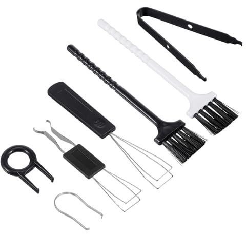 Aysatogc 7 Stück Keycap Puller Tastenkappen Entferner Werkzeug Set Universal Pinzette Und Reinigungsbürste Abzieher Switches Remover Tool für Tastaturen PC Laptop Keycaps