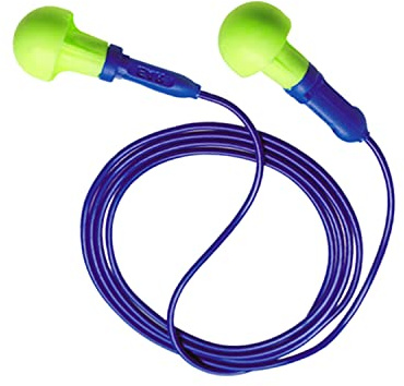 3M E-A-R tapones para los oídos con cable, 100 pares