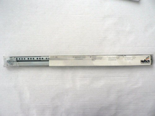 2 Stück Kugelpräzisionsteilauszug/Schubladenschiene für 17mm Nut, mit Schrauben für Schubladenlängen von 500 mm, 02940