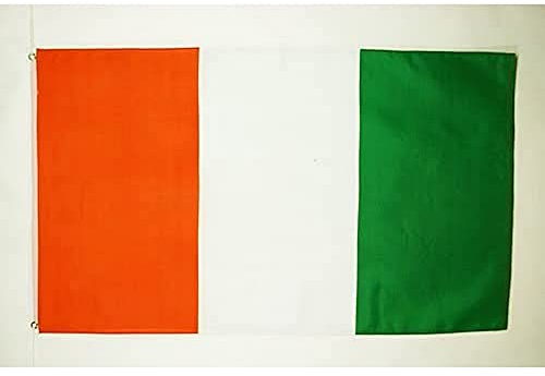 AZ FLAG - Drapeau Côte d'Ivoire - 150x90 cm - Drapeau Ivoirien 100% Polyester Avec Oeillets Métalliques Intégrés - Pavillon 110 g