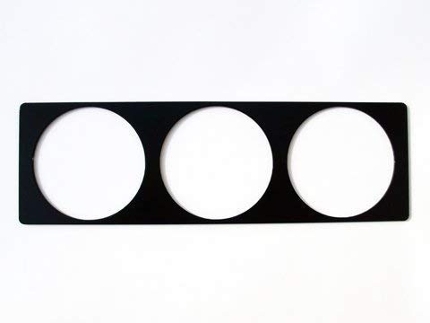 Radioschacht Halter universal für 3 Zusatzinstrumente Instrumentenhalter Anzeigenhalter Halter für VDO Turbo DIN Blende Radio Rahmen Abdeckung MP3 DAB