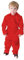Polycotton Unisex-Children Boilersuit Overalls Coverall, Size 30, Red