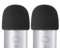 YOUSHARES Windscreen for Blue Yeti - Large Size Foam Cover Microphone Pop Filter for Blue Yeti, Yeti Pro and Other Large Microphones (2 Packs)