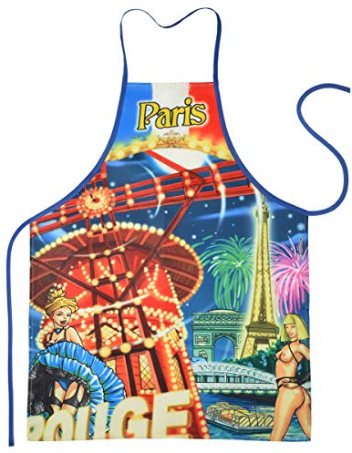 trag-das Funschürze - Scherzartikel für Geburtstag Weihnachten Karneval - Paris Moulin Rouge