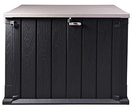 Ondis24 Storer Basic/Basic XL/High Storer Basic Boîte de rangement verrouillable pour 2 poubelles 1330 Liter Gris anthracite.