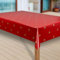 laro Wachstuch-Tischdecke Sterne Weihnachten Weihnachts-Motive PVC Wachstischdecke Eckig Meterware Wasserabweisend Abwischbar GAL, Muster:Sterne rot-Gold, Größe:140x180 cm