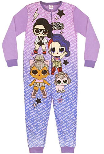 Vanilla Underground LOL Surprise Doll Onesie Girls We Run the World Purple Kids Pyjamas 2-3 Years