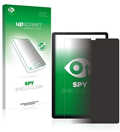 upscreen Anti-Spy Blickschutzfolie für Samsung Galaxy Tab S5e WiFi 2019 Made in Germany, Privacy Displayschutz-Folie [Sichtschutz, Blaulichtfilter]