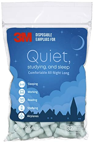3M EPQS-80B-SIOC Tapones para los oídos para dormir y para dormir