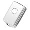 TANGSEN Smart Key Fob Case Silver TPU Protective Cover for Volvo S90 V90 XC40 XC60 XC90 Side 3 4 Button Keyless Entry Remote Control Accessories