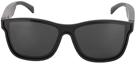 Dilwe Audio Sonnenbrille mit Open Ear Kopfhörern, Smart Glasses Drahtlose Bluetooth Sonnenbrille Musik Freisprechfunktion Polarisierte Gläser für Smartphone oder PC (Schwarz)