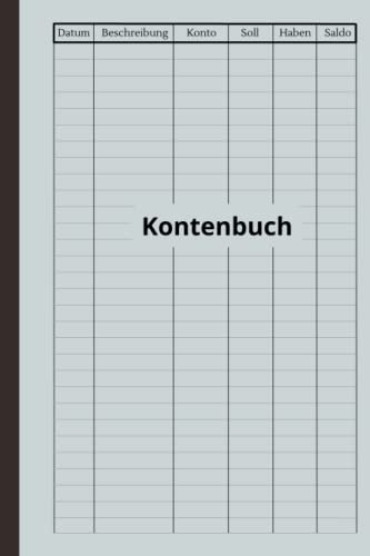 Kontenbuch: Kassenbuch, Buchhaltung für kleine Unternehmen, Kleinunternehmer