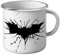 French Unicorn Mug Emaillé Metal Batman Super Héros Logo Dark Knight Super Héros Bande Dessinee