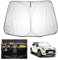 YEE PIN Parasol para coche compatible con Mini Cooper F55/F56 2015 – 2022, plegable, protección contra rayos UV, parasol reflectante