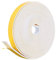 Jagowa 1 Piece Window Draught Excluder Tape 6M Self-Adhesive Foam Tape White Sealing Strip for Door and Window Weatherproofing 6mm Wide 3mm Thick