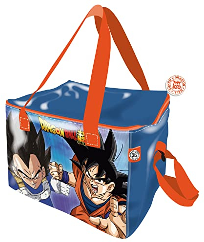 Dragon Ball Z Kühltasche, Thermotasche, wasserdichte Isothermische Tasche, Isolierte Lebensmitteltasche für Kinder, Lunchpaket für Jungen | Orange