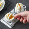 Tuzsocr 2 en 1 Coupe Oeuf,Diviseur D'oeufs en Acier Inoxydable,Coupe-œuf dur Trancheuse,Coupe Oeuf Multifonctions,Passe Au Lave-Vaisselle,pour Couper des Oeufs Durs, des Fraises et des Kiwis