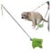 Raccogli escrementi di cani, Paletta telescopica con manico lungo for cani di taglia piccola, media e grande, Design autoadesivo, Raccogli escrementi di cane durevole, Raccoglie sgabelli più morbidi f