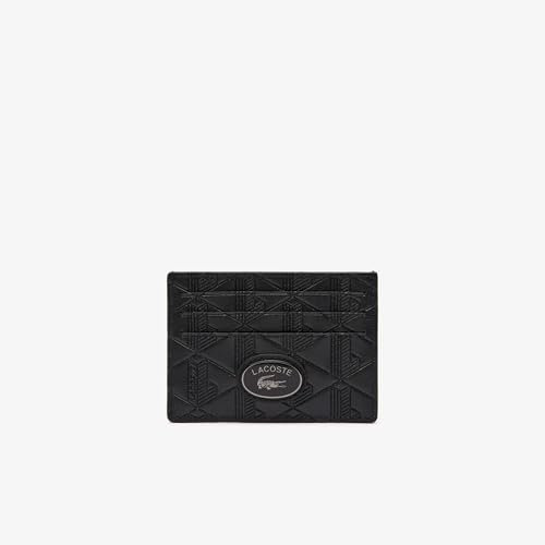 Lacoste Nomogramme Porte-cartes de crédit pour homme, Noir/blanc, One Size, Nomogramme Cc Holder