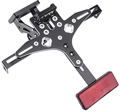 Registration Plate Holder Motorcycle License Number Plate Frame For - R1 2009-2013 - Brake Tail Light