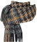 Kaschmir Schal Damen Winter Mit Fransen Winterschal Damen Kuschelig Übergroßer Strickschal Kariert Grau Women Winterschal Kuschelschal