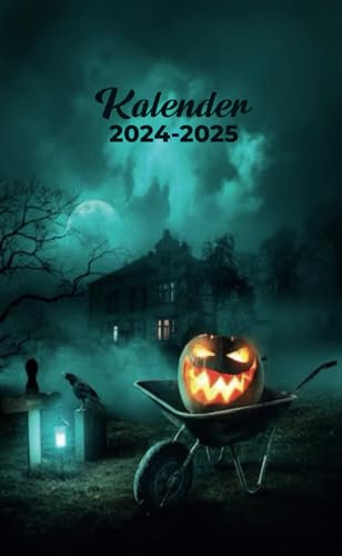 Halloween Planer 2024-2025: wochenplaner 12 Monate , Januar bis Dezember I kalender 2024 - 2025