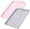 Zfseyuh Vassoio Plastica Rettangolare 2 Pezzi Piatto da Portata Cucina Vassoi di Plastica Piccoli Vassoio Caffe per Cucina Sala da Pranzo Ufficio 22 × 30,5cm (2 Colori)