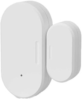 Zigbee Door Alarm Sensor, App Control Door Sensor, Detects Opened And Closed Front Back Garage Door, Sends Alerts, Alarm Door Sensor Compatible With Built-In Zigbee Hub, For Home Automation.