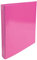 Exacompta - Art.-Nr. 519296E - Karton mit 10 starren Ordnern Iderama - 4 runde Ringe Durchmesser 30 mm - Rücken 40 mm - Außenmaße 32 x 26 cm - Format A4 - Farbe: Rosa