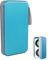 SVUPUE Custodia per CD, Organizer per 80 CD, Blu, Plastica, Supporto per Dischi Protettivi per Viaggi in Auto