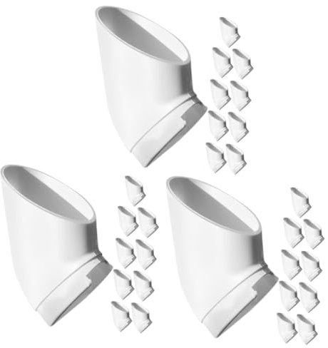 YARNOW 30 Pezzi di Tubo Cestino Idroponico Tazza Torre Verticale Tazze da Giardino Tazza per Orchidee Tazza per Piante Orchidee Tazze Bicchieri di Plastica per Riutilizzabile