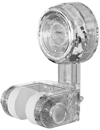 Besreey Soporte de ducha con ventosa, soporte de pared para cabezal de ducha | Soporte para rociador de ducha Soporte para cabezal de ducha - Soporte para cabezal de ducha de mano, resistente al agua,