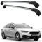 Für Seat Leon ST,5dr Estate 2017-2021 2 Stück Aluminium Dachträger Relingträger,Dachgepäckträger Alu Relingträger,C