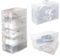 KERDEETE 20 Pack Clear Plastic Shoe Storage Boxes, 30x18x10cm, Stackable, Foldable Shoe Organiser Box with Handle for Closet/Hallway/Under Bed