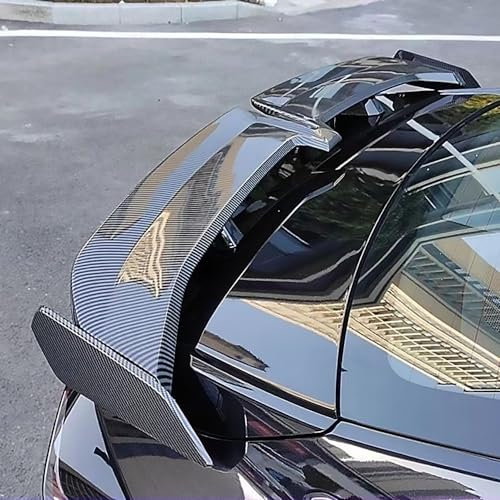 kykj Dachheckspoilerflügel für Rover Range Rover Evoque/Evoque Coupé Type LZ LV L551 L538 2012-2025, HeckspoilerflüGel Kofferraumdachspoiler Heckspoilerlippe Dachflügel für Geschenk,B