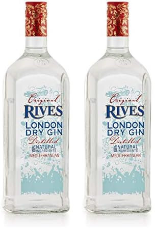 Rives Original London Gin, 70cl (Paquete de 2)