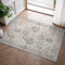 GENIMO Fußmatte Innen 60x90cm, Vintage Teppich, Waschbare Teppiche, Boho Teppich, Klein Carpet mit Rutschfester Rückseite für Eingang, Flur und Korridor, Beige