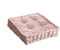 Esszimmer Stuhlkissen, KüChenstuhlkissen, 40x40cm Quadrat Dicke 9 cm Kristall-Samt Waschbar Mit Griff FüR Terrassen, Wohnzimmer, Schlafzimmer, Arbeitszimmer, BüRo, Esszimmer Pink 1PC