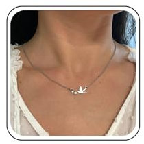 Inateannal Boho Kristall Vogel Kette Halskette Silber Vogel Anhänger Halskette Kleiner Vogel Choker Halskette Strass Kolibri Halskette Retro Halskette Schmuck Für Frauen