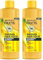 Garnier Fructis Bananen Shampoo, Für strapaziertes Haar, Sanfte Reinigung mit leichtem Schaum, Für mehr Geschmeidigkeit und gepflegtes Haar, Vegane Formel, Ohne Parabene, Hair Food, 3in1, 400ml
