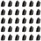 Amcbkyea ‌30 Pieces Invisible Adhesive Hooks, Self Adhesive Hooks Black, Invisible Hangers for Towels, Keys, Cables,Glasses,Hook Stick On for Wall, Car, Bathroom,Kitchen Use, No Nails