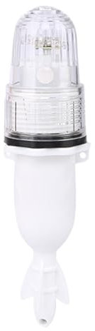 Led Fishing Light, Strobe Fishing Attractant, Waterproof Signal Lamp, Single Color Flashing Light, Ip65 Marine Grade, for Kayaking Buoys Boats Pontoons, 8.27x2.28 Inches