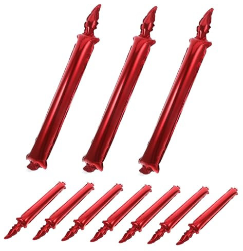 ABOOFAN 10piezas Animadora Vela Inflable De Pvc Para Eventos Deportivos y Fiestas Unidades Para Animar Equipos y Celebrar Bailes