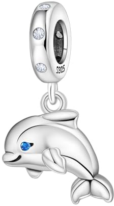 NUJIFFY Süße Tiere Charm 925 Sterling Silber Charms Anhänger für Armband Bär charm anhänger Hunde, Kompatibel mit Europäischen Armbändern für Frauen Schmuck Geschenk