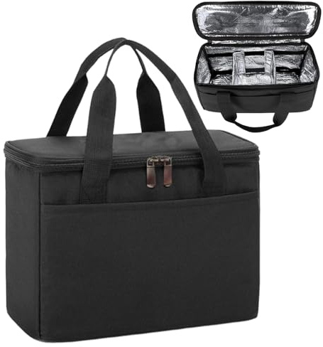 Bolsa Portabebidas Bolsa Isotérmica Portabebidas para Transporte, Vasos con | Portabebidas para Viajes Diarios, Trayectos, Taza de Café, Oficina, Playa,
