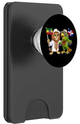 Dominican Republic Ethiopia Flag Dominican Ethiopian Roots PopSockets PopWallet for MagSafe