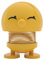 Hoptimist Bimble Wackelfigur & Glücksbringer, Skandinavische Deko Figuren für Wohnzimmer, Schreibtisch, Büro, Bürodeko & Lustige Kleine Geschenke, 4,5 x 5,8 x 6,6 cm, Small, Gelb