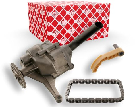 febi bilstein 34023 Ölpumpensatz mit Kettenrad, Kette und Gleitschiene, 1 Stück